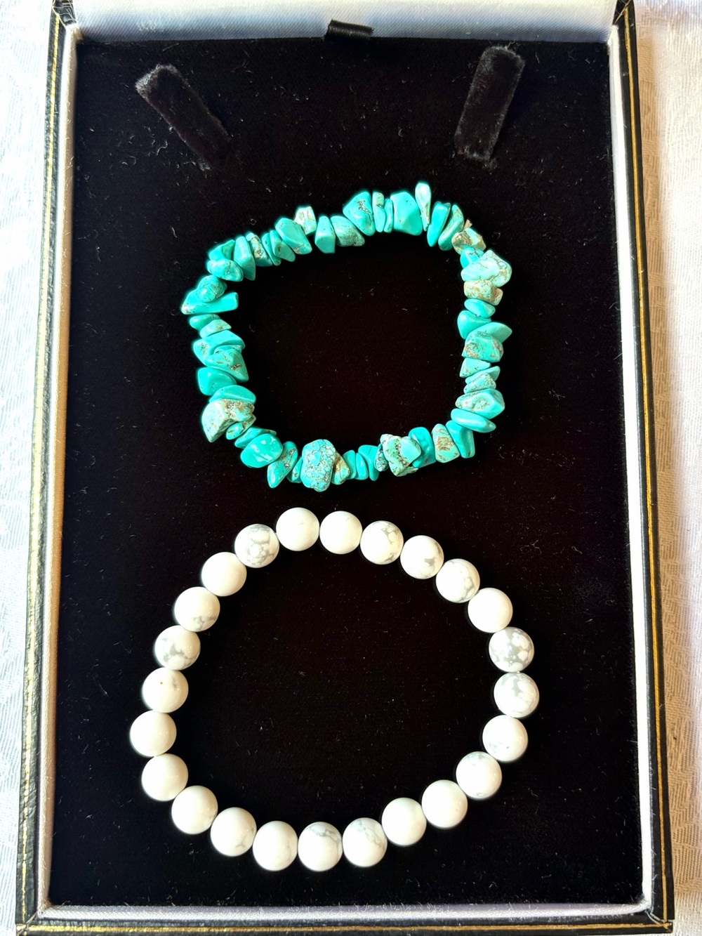 NWT! Turquoise & Faux Marble Bracelets